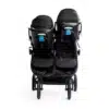 bumbleride Autoadapter Set Indie Twin am Kinderwagen angebracht (Artikel MNCT-22)